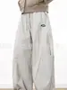 Pantalones Casuales Machete Marrón Estilo Americano Neutros Otoño e Invierno Marca de Moda Rectos Holgados Pierna Ancha Pantalones Largos Japoneses de Moda