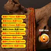 Pulseira de Contas Redondas Pequenas de Caroço de Oliva Natural Colar de Contas de Buda Acessórios Bodhi Pulseira Feminina Acessórios DIY de Caroço de Oliva