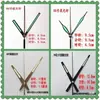 Manecillas luminosas negras y doradas para punto de cruz DIY, manecillas de reloj de metal, reloj de cuarzo hecho a mano, accesorios para reloj de pared