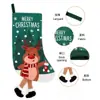 Calcetines Navideños Transfronterizos, Calcetines de Regalo para Niños, Colgantes de Árbol de Navidad, Bolsas Decorativas para Dulces, Colgantes Decorativos para el Hogar Navideño