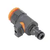 Conector de Válvula Reta de Conexão Rápida com Interruptor, Revestido de Borracha, Bico Único, 3/4 Polegada, 1/2 Polegada, 3/8 Polegada, Conector Rápido para Mangueira de Conexão Rápida de Água
