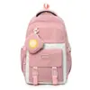 Mochila de Grande Capacidade 2026 Novo Estilo Estilo Acadêmico Ensino Fundamental/Médio Estudante Universitário Feminina Casual Blocos de Cor Mochila de Viagem Feminina