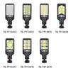 Luces solares para exteriores, iluminación de pasillo exterior COB con control remoto, farolas pequeñas, luces para patio con sensor de movimiento para jardín de villa