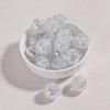 Estrela Luminosa de Cinco Pontas Contas Redondas Contas de Resina Corrente de Celular Material DIY Contas Soltas Acessórios de Pingente para Chaveiro