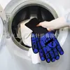 Guantes de silicona de doble capa resistentes a altas temperaturas, aislamiento para microondas, resistentes al calor, guantes de soldadura anti-quemaduras de 500 grados