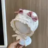 Gorro para Bebé para Otoño e Invierno, A prueba de Viento, Lindo Moño, Protege Orejas, Gorro Turbante para Bebés Niñas, Grupo de Edad Pequeña, Gorro para Fontanela de Primavera