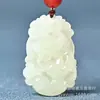 Colar com Pingente de Jade Afegão dos Doze Signos do Zodíaco para Homens e Mulheres, Pingente de Jade para Casais, Pingente do Zodíaco do Ano de Nascimento
