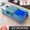 Cama de tratamiento capilar para salones de peluquería y centros de belleza, no requiere fontanería, cama de champú para barberías, circulación de agua, tratamiento de vapor, masaje tailandés