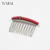 Wjia Nuevo Peine Francés de Acetato Peine de Inserción Accesorios para el Cabello Recogido Simple Lazo de Una Palabra Flequillo Pinza para el Cabello de Mujer Tocado