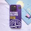 Funda de teléfono de la marca de moda IMD Stone Island para Apple 13, iPhone 14plus/12Promax, etiqueta 11, color plata