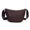 Bolso de mujer, bolso de mamá, bolso cruzado para mediana edad y personas mayores, tela Oxford simple, gran capacidad, lona, nailon