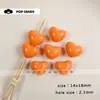 Joias Artesanais DIY com Contas Coloridas de Acrílico Coração de Tamanho Médio Contas Soltas Acessórios de Material Artesanal Bolsa Acessórios de Pingente