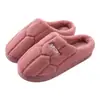 Pantuflas de Algodón para Mujer en Invierno Suela Gruesa Estilo Pareja Lindo Estilo Coreano Dormitorio Estudiantil Hogar Antideslizantes Interiores Pantuflas de Felpa para Hombre