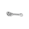 Plata de Ley S925 Sólida Vintage Eslabón Extendido DIY Palo Cuerda de Cáñamo Conector Pulsera Collar Accesorios de Joyería