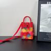 Bolsa Tejida para Teléfono Móvil Festival de Año Nuevo 2025 Serie Fortuna de Año Nuevo Personalizada Versátil Bolso Cruzado Bolso con Sensación de Alta Gama