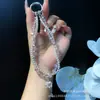 Cadena Creativa de Cristal de Gama Alta para Teléfono Móvil Cadena de Teléfono Móvil con Perlas Llavero Cordón de Perlas Dahua Colgante para Bolso para Mujeres
