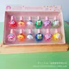 Traje de esmalte de uñas de dibujos animados esmalte de uñas para despegar niña cinco venenos insípido guardería compartir esmalte de uñas al por mayor