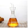 Botella de Aceite Multifuncional para Cocina, Vidrio Resistente a Altas Temperaturas Aceite de Sésamo, Aceitera Doméstica, Juego Antigoteo, Botella para Condimentos, Botella Resistente al Calor para Aceite y Vinagre