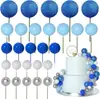 Nuevo traje de 50 piezas color opcional transfronterizo pastel bola de espuma traje decoración de cumpleaños ins bola redonda enchufable