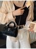 Bolso Boston de Moda Coreana Transfronterizo de Alta Gama con un Diseño de Moño Femenino, Adecuado para Viajes Diarios, Se Puede Usar como Bolso de Mano, Bolso de Hombro o Bolso Cruzado