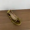 Zapatos de Ballet de Terciopelo Vintage Chuyuji 2026 Nuevos Punta Cuadrada Moño Suela Suave Mary Jane para Mujer