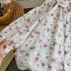 Niños y niñas primavera nueva moda versátil vestido de flor de trébol de cuatro hojas vestido dulce de estilo extranjero marea
