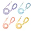 Correa de nylon con mango de espuma cómoda, correa de color caramelo para pasear perros, correa para perros duradera y de alta resistencia en stock