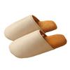 Fábrica de Zapatos Qidan Chanclas Impermeables de Cuero PU para Mujer, Adecuadas para Primavera y Otoño, Uso Doméstico en Todas las Estaciones, Suela Suave, Antideslizantes, Silenciosas, Pantuflas Domésticas para Mujer