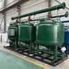Filtro de Arena Poco Profundo, Equipo de Filtración de Alta Velocidad para Eliminar Sólidos Suspendidos en Agua, Tanque Doble de Acero Inoxidable con Arena de Manganeso y Carbón Activado