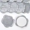 Pegatinas de Sello de Cera Fire-Seal para Invitaciones de Boda, Pegatinas Decorativas Vintage Autoadhesivas para Sellar Sobres