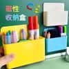 Quadro Branco Magnético Caixa de Armazenamento de Absorção Magnética Graffiti Infantil Escritório Casa Plástico Multifuncional Rígido Caixa de Armazenamento Magnética
