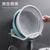 Estante plegable para lavabo de baño montado en la pared estante colgante para lavabo estante de almacenamiento para lavabo estante para lavabo con ventosa sin clavos sin rastro