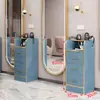 Armário de ferramentas para barbearia suprimentos para salão de beleza carrinho pequeno salão de cabeleireiro prateleira de armazenamento multifuncional ferramentas para salão de cabeleireiro