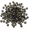 4x 7mm Acrílico Preto Ouro Plano Letras Inglesas Contas Quebra-cabeça Feito à Mão DIY Pulseira Pulseira Acessórios de Colar