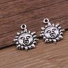 19 * 22 mm, 2 colores, accesorios de joyería DIY, colgante de suegro solar, joyería con abalorios naturales, materiales hechos a mano