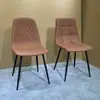 Cadeira de Jantar para Comércio Exterior Personalizada Encosto Estofado Macio Cadeira Colher Cadeira de Negociação Recepção Simples Casual Hotel Casa Cadeira de Maquiagem