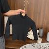 [em estoque] blusa de malha fina para bebê menina de um ano, nova de outono para menina, suéter elástico infantil para bebê menina