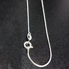 Acessórios de joias da moda Colar de corrente S925 banhado a prata Corrente de osso de cobra All-match Fashion Fresh and Sweet Necklace