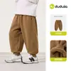 Pantalones de Invierno Largos para Niños Dududu Home Pantalones Casuales para Niñas Ropa para Bebés y Niños Moda Deportiva Versátil Cómodos