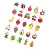 Colgantes Serie Frutas de Verano Fresa Manzana Plátano Accesorios de Joyería DIY de Aleación Colgante de Llavero Transfronterizo