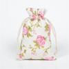 Bolsa Vacía para Repelente de Mosquitos Bolsa de Algodón Fresca Impresa para Almacenamiento Bolsita con Cordón para Joyería y Regalos Bolsa Pequeña de Tela