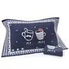 Toalla de almohada de algodón de gasa gruesa para adultos, resistente a la suciedad, cómoda y transpirable, para estudiantes, venta al por mayor
