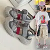Sandalias Baotou Niños 2026 Nuevos Zapatos de Playa de Verano para Niños Zapatos Deportivos Antideslizantes de Suela Suave para Niños Medianos y Grandes Niñas