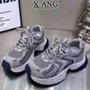Zapatos de Papá de Cuero Genuino para Mujer, Nuevo Estilo Otoño 2026, Zapatos de Mujer con Suela Gruesa que Aumentan la Altura, Zapatillas Deportivas Casuales Versátiles de Moda