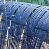 Tiras de bambú hechas a mano, balsas de bambú, tejido de bambú, tiras de bambú, decoraciones de bambú para bodas, paisajismo, arreglos florales, diseños de techos de tiras de bambú.