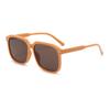 Gafas de sol de montura grande para hombre, gafas para conducir con protección UV, gafas de sol de calle personalizadas y a la moda que adelgazan el rostro grande para mujer