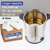 Derretedor de cera para fazer velas, pote de derretimento de cera DIY, pote de derretimento de cera para velas, máquina de derretimento de cera pode derreter todos os tipos de cera