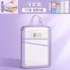 Bolsa de Armazenamento para Bolsa de Matéria em L, Bolsa Transparente para Documentos de Capacidade Extra Grande, Bolsa para Trabalhos de Matéria, Bolsa de Classificação, Bolsa de Categoria de Matéria