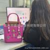 Estilo K de Bolsas de Almuerzo DIY, Bolsas Populares de Playa de Eva con Agujeros y Accesorios de Broche de Amazon, Bolsos Lindos