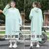 Capa de Chuva para Veículos Elétricos, Capa de Chuva Longa à Prova d'Água para Corpo Inteiro Feminina para Homens, Roupa Externa para Adultos, Poncho para Ciclista e Veículo com Separação de Bateria